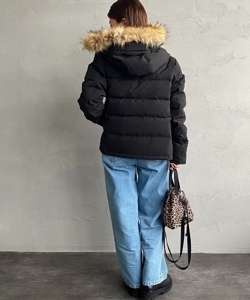 WEB先行予約】[DANTON/ダントン] ショート丈 タッサーダウン