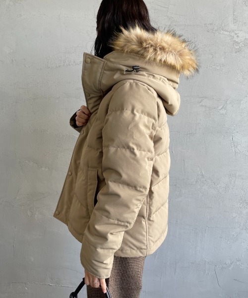 WEB先行予約】[DANTON/ダントン] ショート丈 タッサーダウン