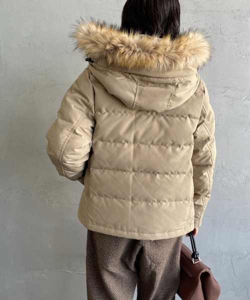 DANTON/ダントン] ショート丈 タッサーダウンジャケット（ダウン