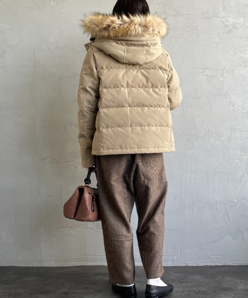 WEB先行予約】[DANTON/ダントン] ショート丈 タッサーダウン