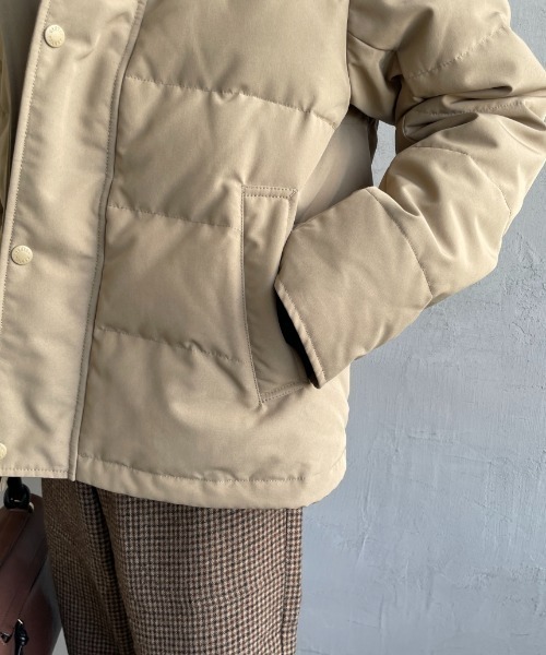 WEB先行予約】[DANTON/ダントン] ショート丈 タッサーダウン