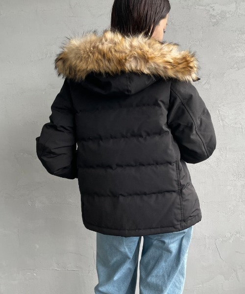 DANTON/ダントン] ショート丈 タッサーダウンジャケット（ダウン