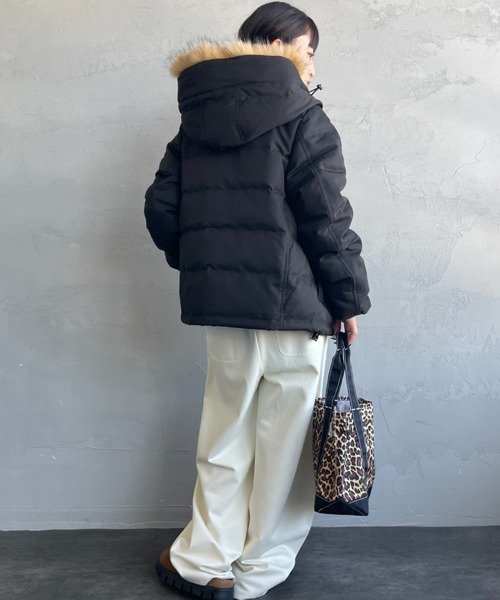 DANTON/ダントン] ショート丈 タッサーダウンジャケット（ダウン