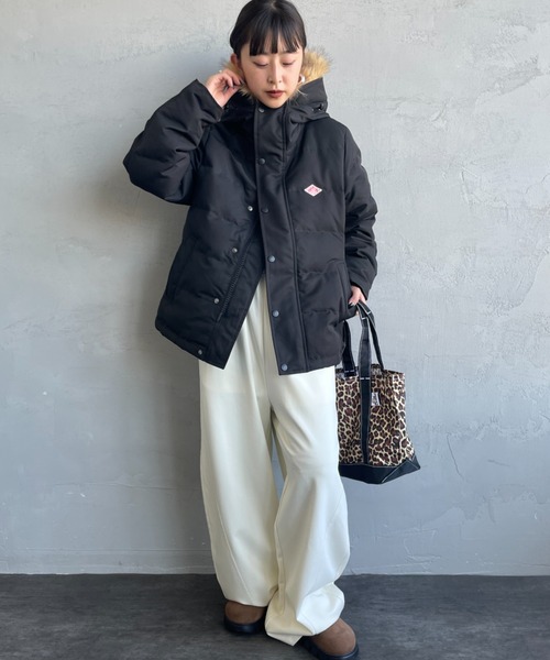 DANTON/ダントン] ショート丈 タッサーダウンジャケット（ダウン