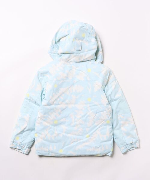 ROXY(ロキシー)の「SNOWY TALE JK /ロキシーキッズ総柄スキースノーボードジャケット(マウンテンパーカー・キッズ・ピンク/ブルー・110/120/100)」の3枚目の写真