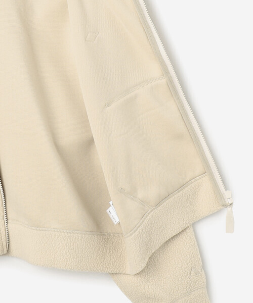 DANTON（ダントン）の「DANTON | ポーラテック(R) ボアフリースジップパーカー WOMEN（パーカー・レディース・ブラック/オフホワイト・36）」の9枚目の写真