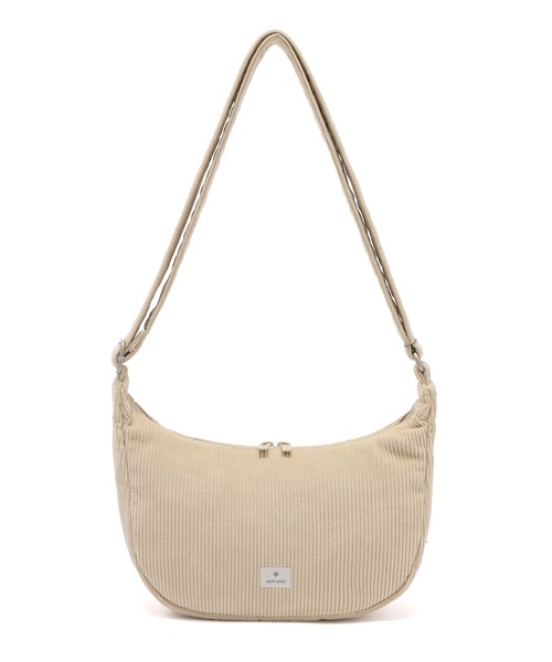 Snow Peak(スノーピーク)の「Snow Peak / Corduroy Small Hobo Bag コーデュロイ スモール ホーボーバッグ 海外限定(ショルダーバッグ・レディース・ライトベージュ/ブラウン/グリーン・ONE SIZE)」の5枚目の写真