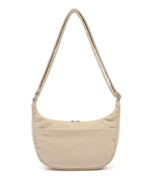 Snow Peak(スノーピーク)の「Snow Peak / Corduroy Small Hobo Bag コーデュロイ スモール ホーボーバッグ 海外限定(ショルダーバッグ・レディース・ライトベージュ/ブラウン/グリーン・ONE SIZE)」の7枚目の写真