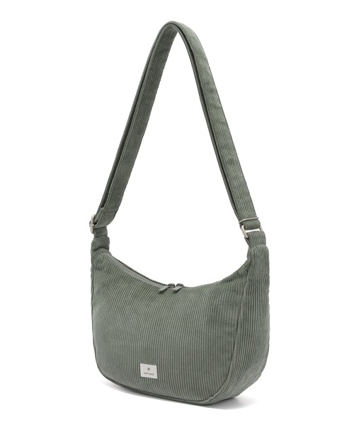 Snow Peak(スノーピーク)の「Snow Peak / Corduroy Small Hobo Bag コーデュロイ スモール ホーボーバッグ 海外限定(ショルダーバッグ・レディース・ライトベージュ/ブラウン/グリーン・ONE SIZE)」の12枚目の写真