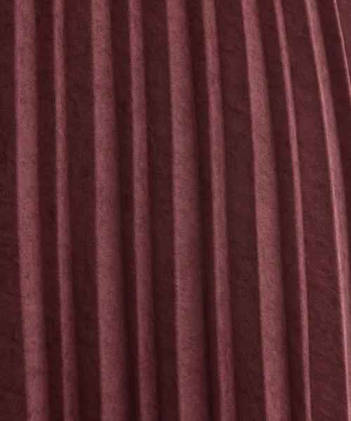 grove（グローブ）の「すっきり見えて、やさしく揺れる。大人のスエードライクプリーツスカート（スカート・レディース・ブラウン系その他/ピンク/ライトグレー/ダークグレー/ナチュラル/ワイン系2・03/02/04/01/05）」の19枚目の写真