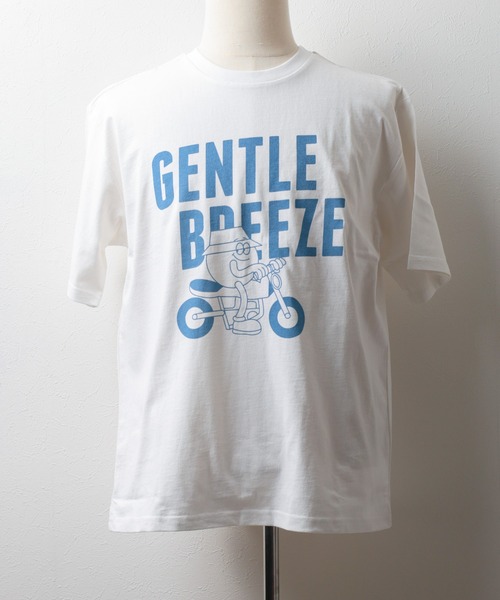 ARCHIVER(アーカイバ)の「【Bl】【Bling leads】GENTLE BREEZE PRINT TEE(Tシャツ/カットソー・メンズ・ネイビー/ブラック/ホワイト・X-LARGE/LARGE/MEDIUM)」の2枚目の写真