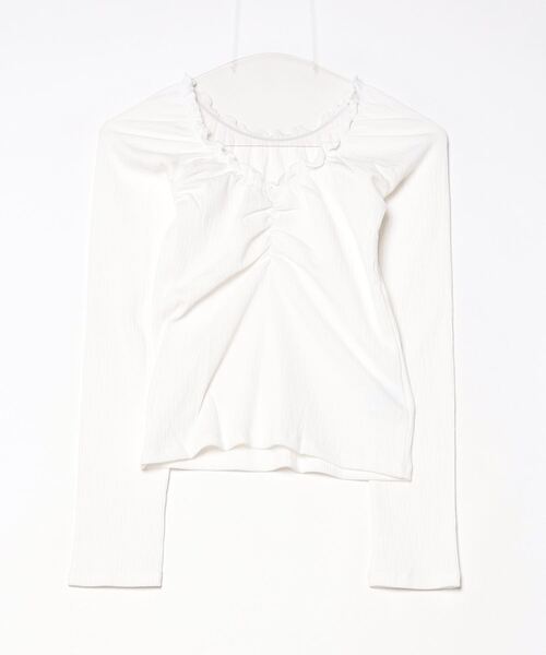 A'GEM/9 × .kom 『muah muah/ムーアムーア』 OFF SHOULDER FRILL