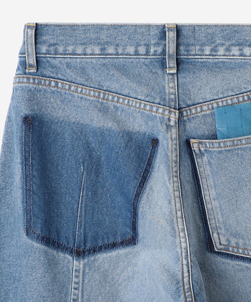 Bshop（ビショップ）の「SERGE | リメイク バックダーツデニム WOMEN（デニムパンツ・レディース・インディゴブルー・23/24）」の2枚目の写真