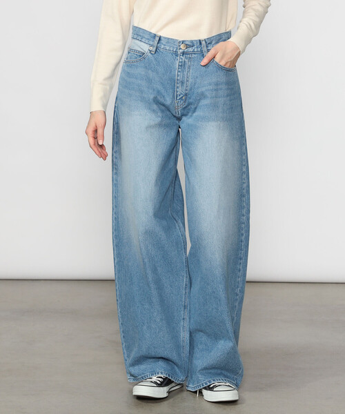 Bshop（ビショップ）の「SERGE | リメイク バックダーツデニム WOMEN（デニムパンツ・レディース・インディゴブルー・23/24）」の9枚目の写真