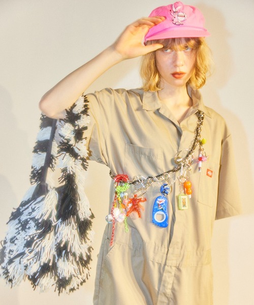 HEY!MrsROSE（ヘイミセスローズ）の「HEY! Mrs ROSE(ヘイ！ミセスローズ)Mop Monster BAG（ハンドバッグ・レディース・ブラウン/ブラック・FREE）」の2枚目の写真