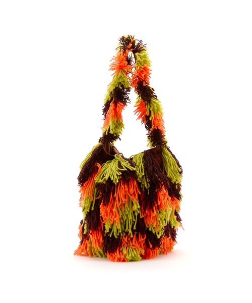 HEY!MrsROSE（ヘイミセスローズ）の「HEY! Mrs ROSE(ヘイ！ミセスローズ)Mop Monster BAG（ハンドバッグ・レディース・ブラウン/ブラック・FREE）」の12枚目の写真