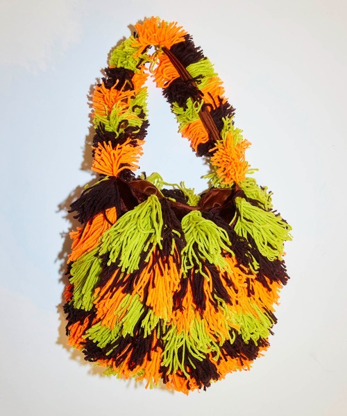 HEY!MrsROSE（ヘイミセスローズ）の「HEY! Mrs ROSE(ヘイ！ミセスローズ)Mop Monster BAG（ハンドバッグ・レディース・ブラウン/ブラック・FREE）」の20枚目の写真