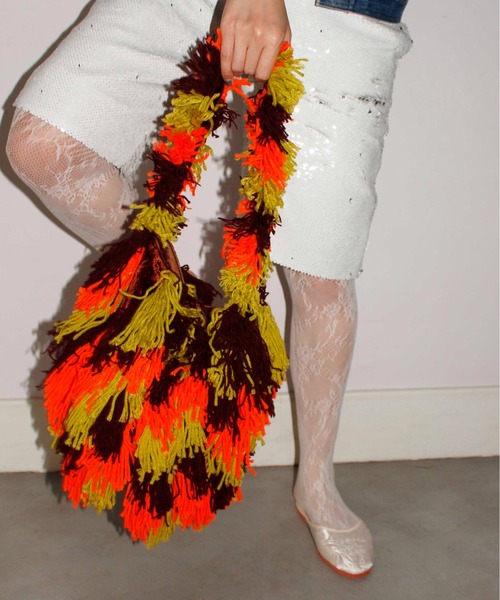 HEY!MrsROSE（ヘイミセスローズ）の「HEY! Mrs ROSE(ヘイ！ミセスローズ)Mop Monster BAG（ハンドバッグ・レディース・ブラウン/ブラック・FREE）」の21枚目の写真