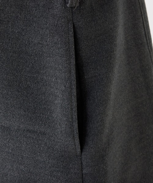 one after another NICE CLAUP（ワンアフターアナザーナイスクラップ）の「2wayリボンミドルコート/SMサイズあり（ステンカラーコート・レディース・チャコールグレー/アイボリー/ブラック系その他・SMALL/MEDIUM）」の12枚目の写真