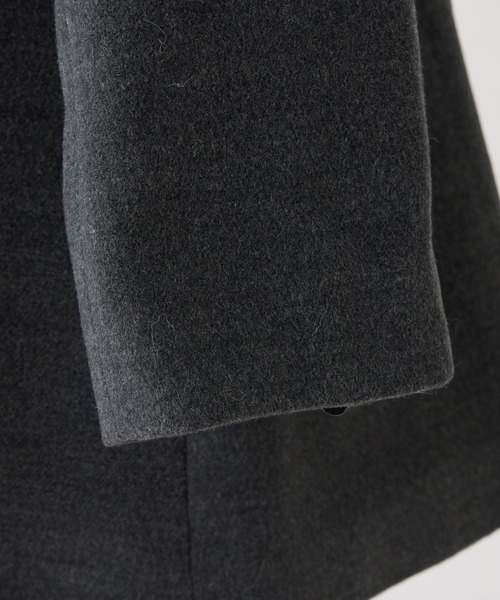 one after another NICE CLAUP（ワンアフターアナザーナイスクラップ）の「2wayリボンミドルコート/SMサイズあり（ステンカラーコート・レディース・チャコールグレー/アイボリー/ブラック系その他・SMALL/MEDIUM）」の15枚目の写真