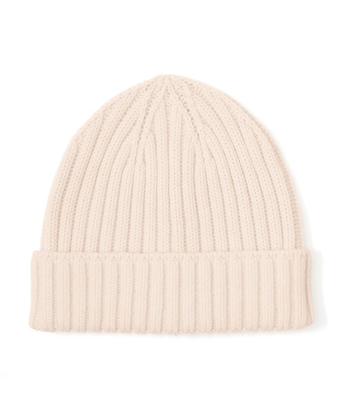 無印良品（ムジルシリョウヒン）の「おでこのチクチクを抑えたメリノウール混　ワッチ（ニットキャップ/ビーニー・レディース・チャコールグレー/グレー/カーキ/アイボリー/ブラック/ダークベージュ・55-59cm）」の2枚目の写真