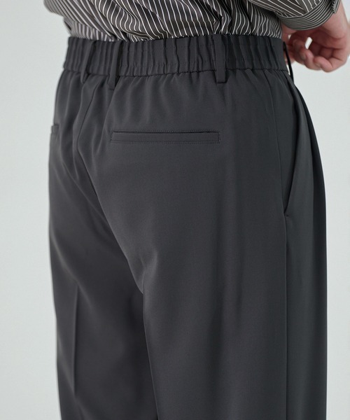 CITY TOKYO（シティトウキョウ）の「【CITY TOKYO/シティートーキョー】Ractive ｽﾄﾚｰﾄｽﾗｯｸｽ（スラックス・メンズ・ブラック/ベージュ/ストライプ・1/2/3）」の10枚目の写真