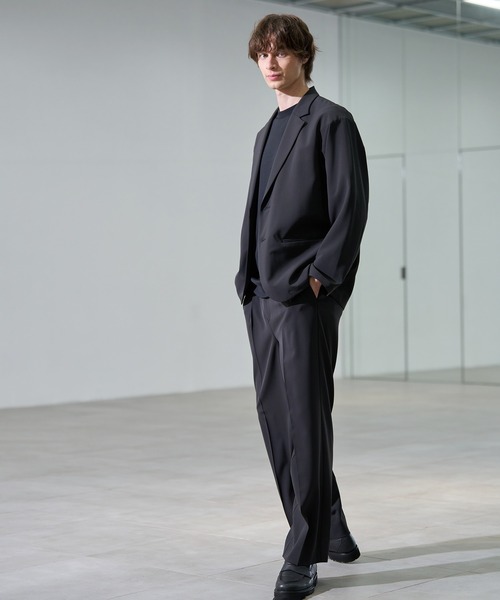 CITY TOKYO（シティトウキョウ）の「【CITY TOKYO/シティートーキョー】Ractive ｽﾄﾚｰﾄｽﾗｯｸｽ（スラックス・メンズ・ブラック/ベージュ/ストライプ・1/2/3）」の7枚目の写真