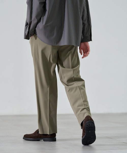 CITY TOKYO（シティトウキョウ）の「【CITY TOKYO/シティートーキョー】Ractive ｽﾄﾚｰﾄｽﾗｯｸｽ（スラックス・メンズ・ブラック/ベージュ/ストライプ・1/2/3）」の13枚目の写真