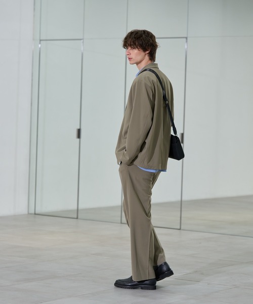 CITY TOKYO（シティトウキョウ）の「【CITY TOKYO/シティートーキョー】Ractive ｽﾄﾚｰﾄｽﾗｯｸｽ（スラックス・メンズ・ブラック/ベージュ/ストライプ・1/2/3）」の15枚目の写真