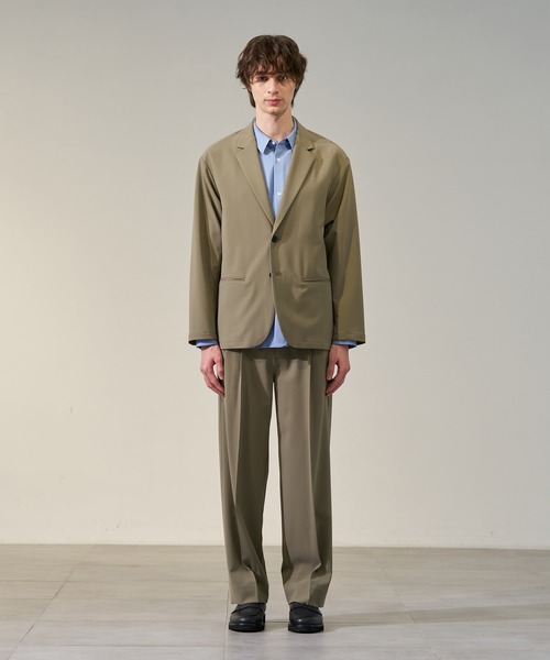 CITY TOKYO（シティトウキョウ）の「【CITY TOKYO/シティートーキョー】Ractive ｽﾄﾚｰﾄｽﾗｯｸｽ（スラックス・メンズ・ブラック/ベージュ/ストライプ・1/2/3）」の18枚目の写真