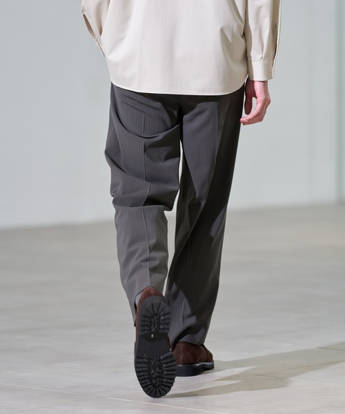 CITY TOKYO（シティトウキョウ）の「【CITY TOKYO/シティートーキョー】Ractive ｽﾄﾚｰﾄｽﾗｯｸｽ（スラックス・メンズ・ブラック/ベージュ/ストライプ・1/2/3）」の22枚目の写真