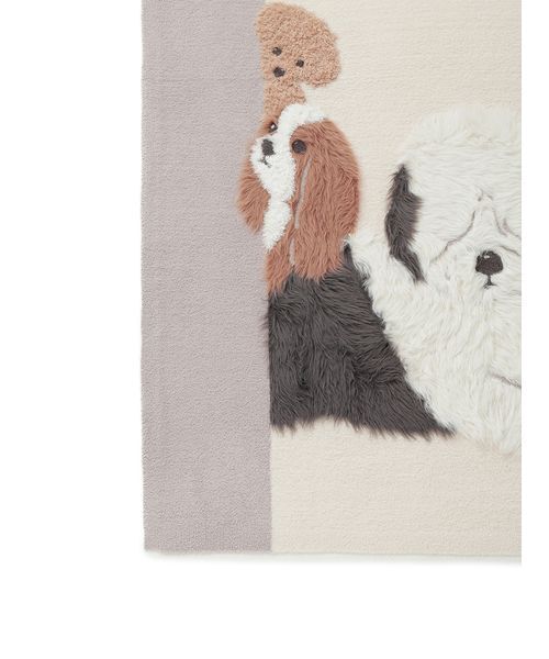 Sleep】DOG3柄 ジャガードマルチカバー（寝具）｜gelato pique Sleep