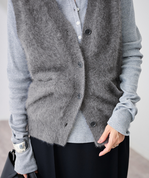 Frameworkベスト ウールボアベスト（ブルゾン）｜FRAMeWORK（フレームワーク）の