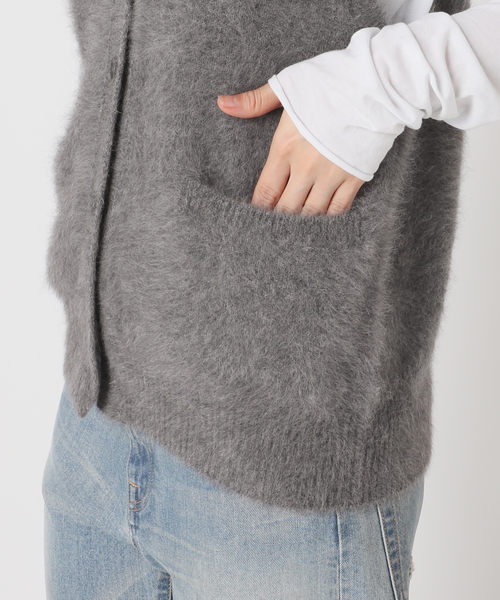 FRAMeWORK（フレームワーク）の「FOX/CAS ベスト（ベスト・レディース・ネイビー/ライトグレー・FREE）」の8枚目の写真