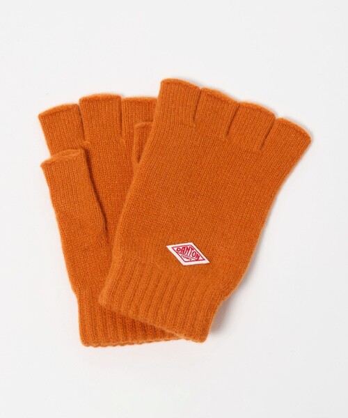 DANTON(ダントン)の「<DANTON>ニット グローブ(手袋・メンズ・グレー系/ブラック/オレンジ/ベージュ・M)」の4枚目の写真