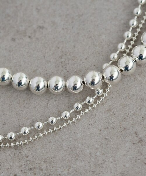 DISCOAT（ディスコート）の「【GOLDY】3ボールチェーンSETネックレス（ネックレス・レディース・ゴールド/シルバー・FREE）」の3枚目の写真