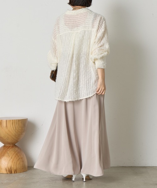 Jena espace merveilleux(ジェナ エスパスメルヴェイユ)の「パターンフレアスカート(スカート・レディース・サンドベージュ/カーキ・マルチサイズ)」の8枚目の写真