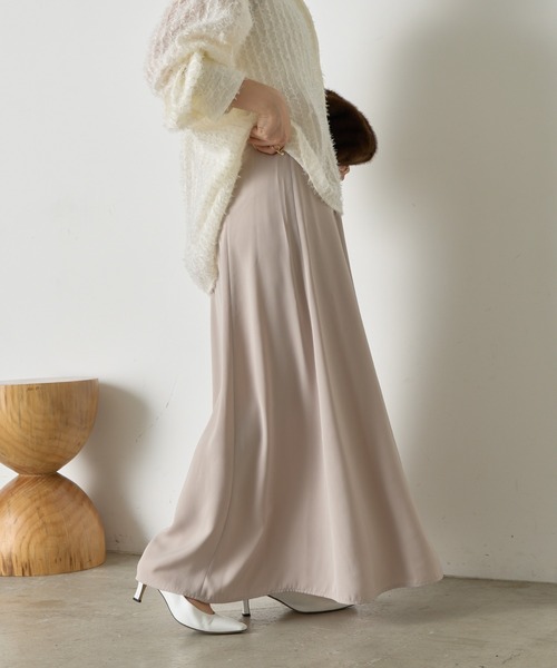 Jena espace merveilleux(ジェナ エスパスメルヴェイユ)の「パターンフレアスカート(スカート・レディース・サンドベージュ/カーキ・マルチサイズ)」の9枚目の写真