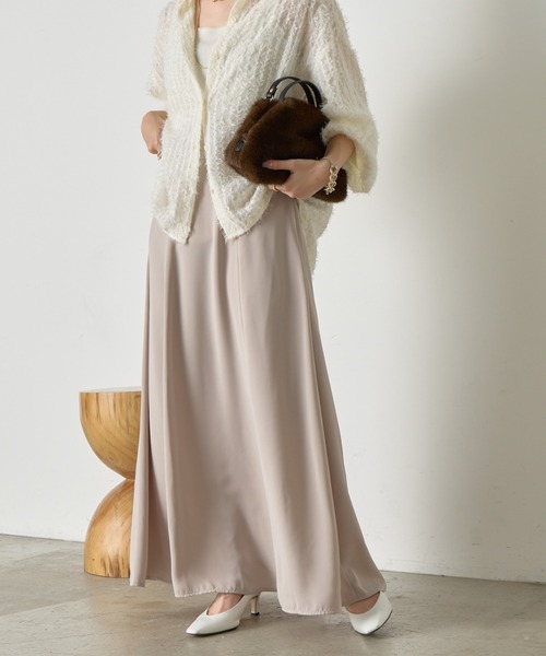 Jena espace merveilleux(ジェナ エスパスメルヴェイユ)の「パターンフレアスカート(スカート・レディース・サンドベージュ/カーキ・マルチサイズ)」の7枚目の写真