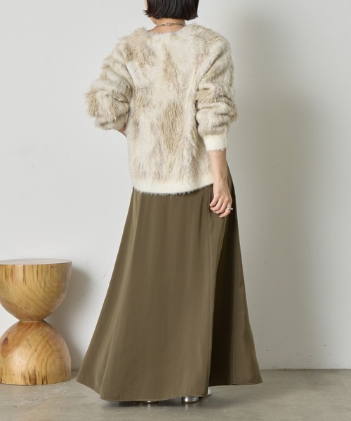 Jena espace merveilleux(ジェナ エスパスメルヴェイユ)の「パターンフレアスカート(スカート・レディース・サンドベージュ/カーキ・マルチサイズ)」の12枚目の写真