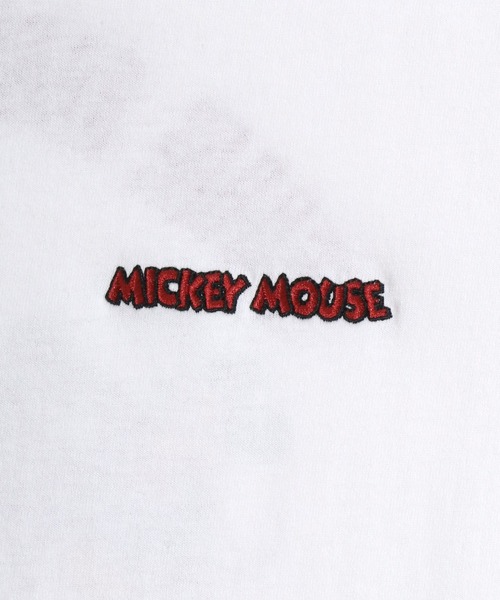 Disney(ディズニー)の「Disney(ディズニー)ミッキーマウス バックプリント&サガラ刺繍 ビッグシルエットTシャツ/ユニセックス(Tシャツ/カットソー・レディース・ブラック系その他2/ホワイト系その他3/ブラック系その他3/ホワイト系その他2/グレイッシュベージュ・LL/L/M)」の12枚目の写真