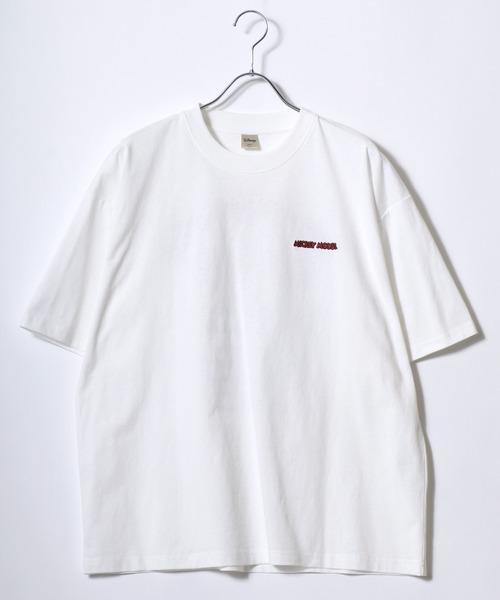 Disney(ディズニー)の「Disney(ディズニー)ミッキーマウス バックプリント&サガラ刺繍 ビッグシルエットTシャツ/ユニセックス(Tシャツ/カットソー・レディース・ブラック系その他2/ホワイト系その他3/ブラック系その他3/ホワイト系その他2/グレイッシュベージュ・LL/L/M)」の10枚目の写真