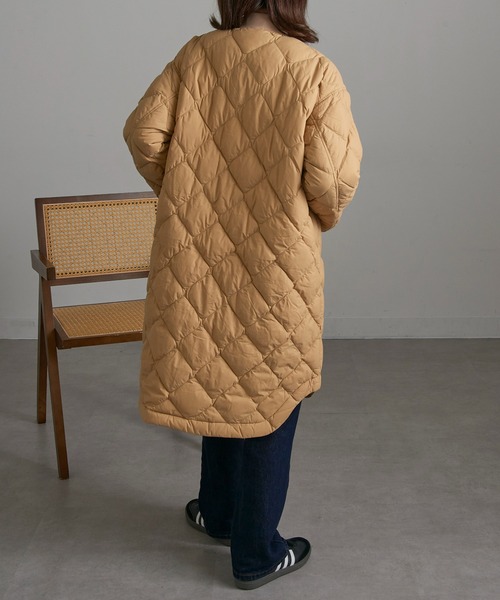 NANGA(ナンガ)の「【NANGA】RIB COLLAR QUILTED DOWN COAT W ND2442-1C603(ダウンジャケット/コート・レディース・ベージュ/ブラック/アイボリー・S/M/L)」の21枚目の写真