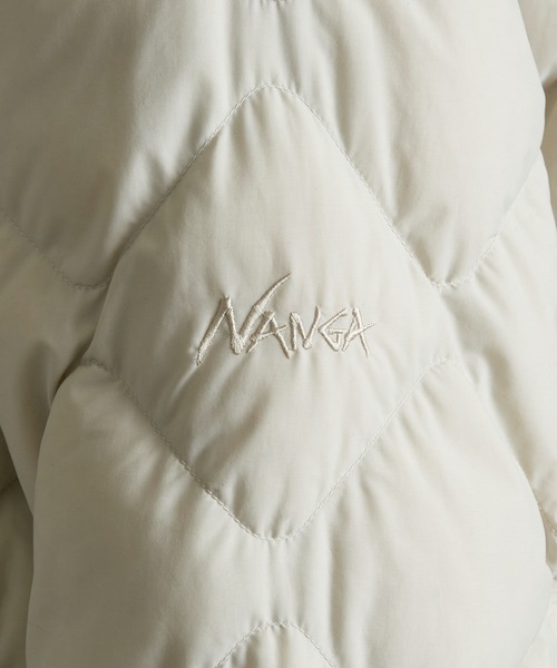 NANGA(ナンガ)の「【NANGA】RIB COLLAR QUILTED DOWN COAT W ND2442-1C603(ダウンジャケット/コート・レディース・ベージュ/ブラック/アイボリー・S/M/L)」の15枚目の写真
