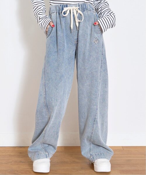 サマ見えイージープルオンパンツ（デニムパンツ）｜LOVETOXIC