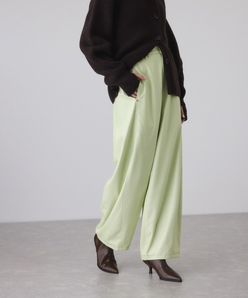 グロスボンディングコクーンパンツ（その他パンツ）｜ADAM ET ROPE