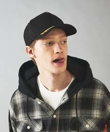 THRIFTY LOOK（スリフティールック）の「【KBETHOS / ケーベトス】GOLD LEAF EMBROIDERY 5PANEL SNAPBACK CAP / ゴールドリーフ刺繍 5パネル スナップバックキャップ（キャップ）」