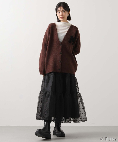 ＋81BRANCA（ハチイチブランカ）の「＋８１ＭｉｃｋｅｙＶＣＤ（カーディガン/ボレロ・レディース・ブラウン・FREE）」の2枚目の写真