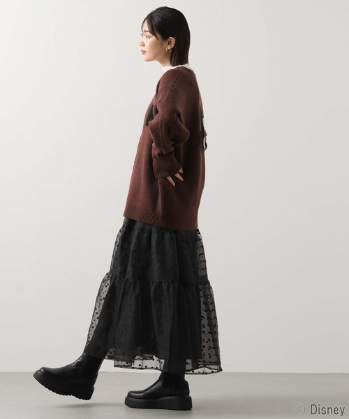 ＋81BRANCA（ハチイチブランカ）の「＋８１ＭｉｃｋｅｙＶＣＤ（カーディガン/ボレロ・レディース・ブラウン・FREE）」の3枚目の写真