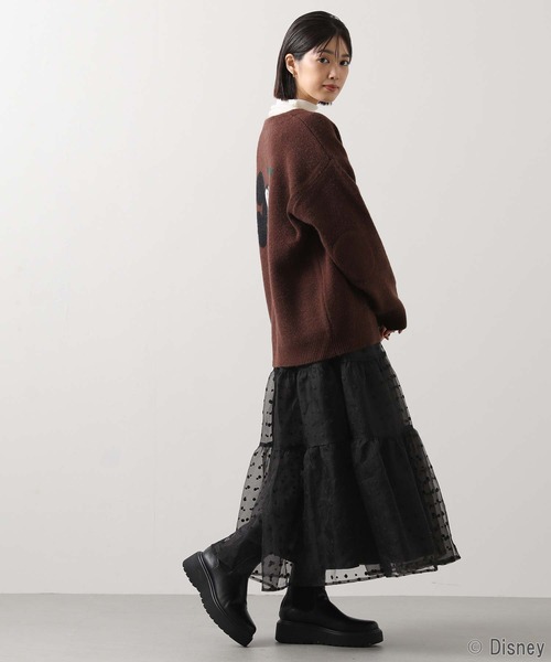 ＋81BRANCA（ハチイチブランカ）の「＋８１ＭｉｃｋｅｙＶＣＤ（カーディガン/ボレロ・レディース・ブラウン・FREE）」の5枚目の写真